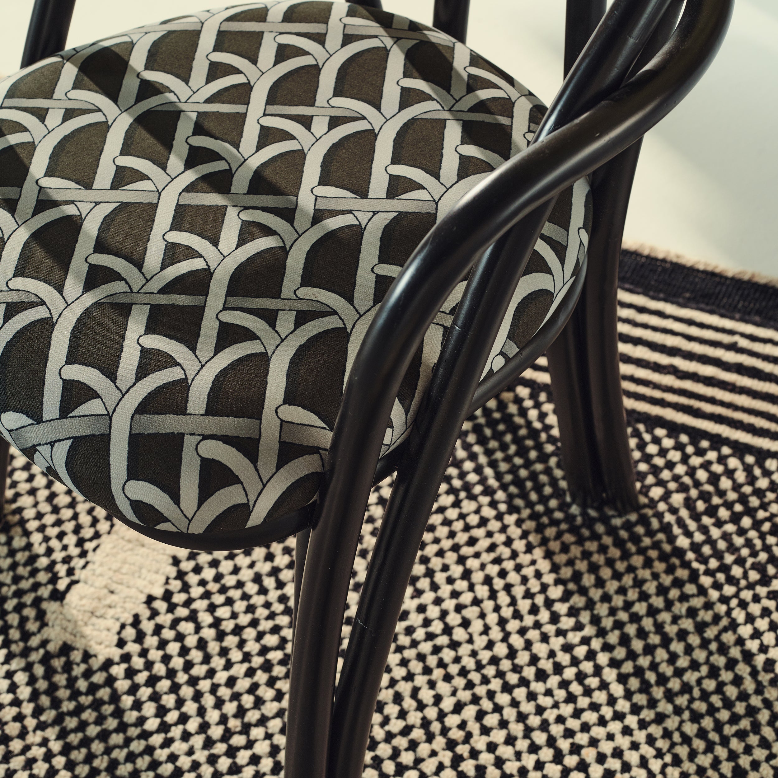 Bistra Dining Armchair: Seat Upholstered + DI