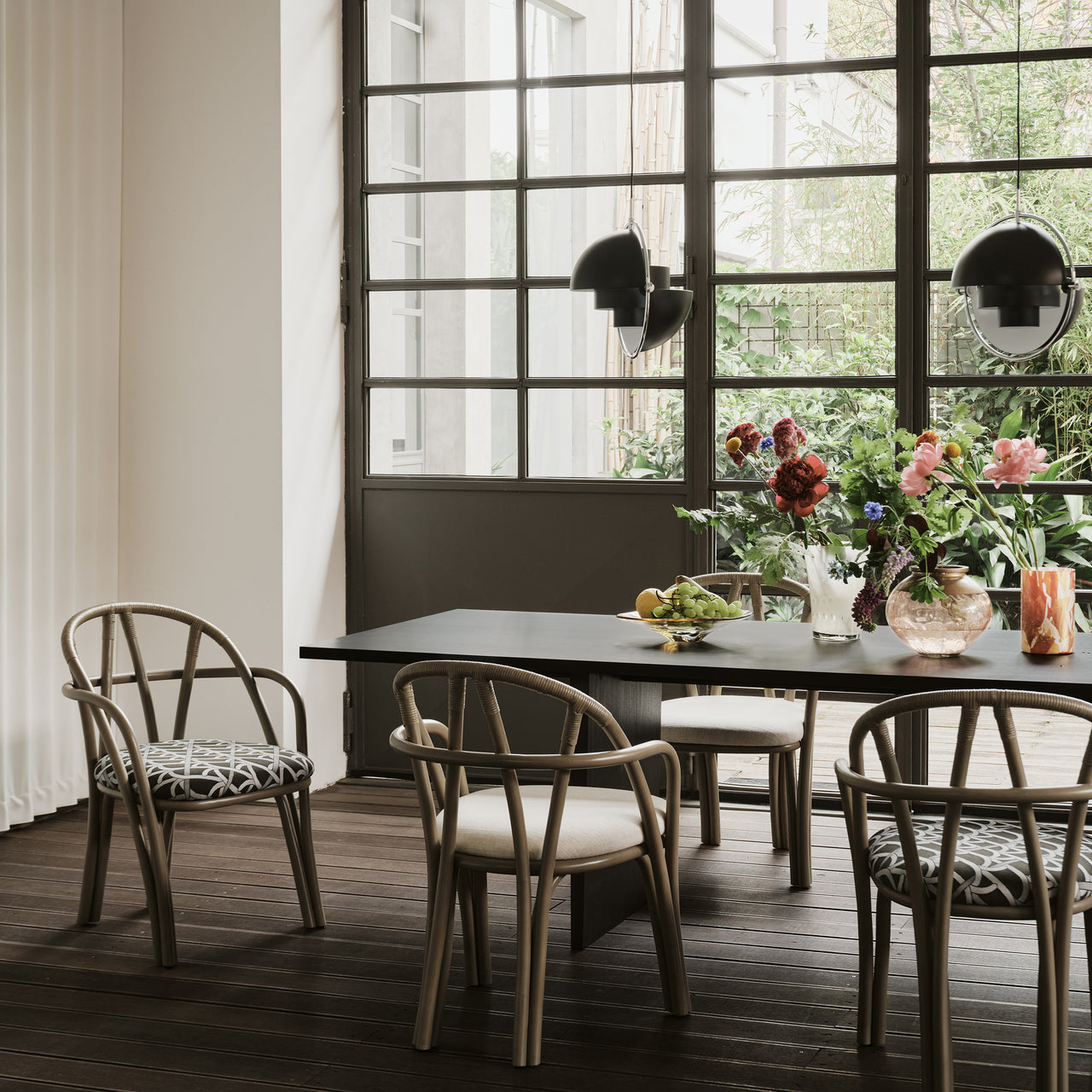 Bistra Dining Armchair: Seat Upholstered + LS
