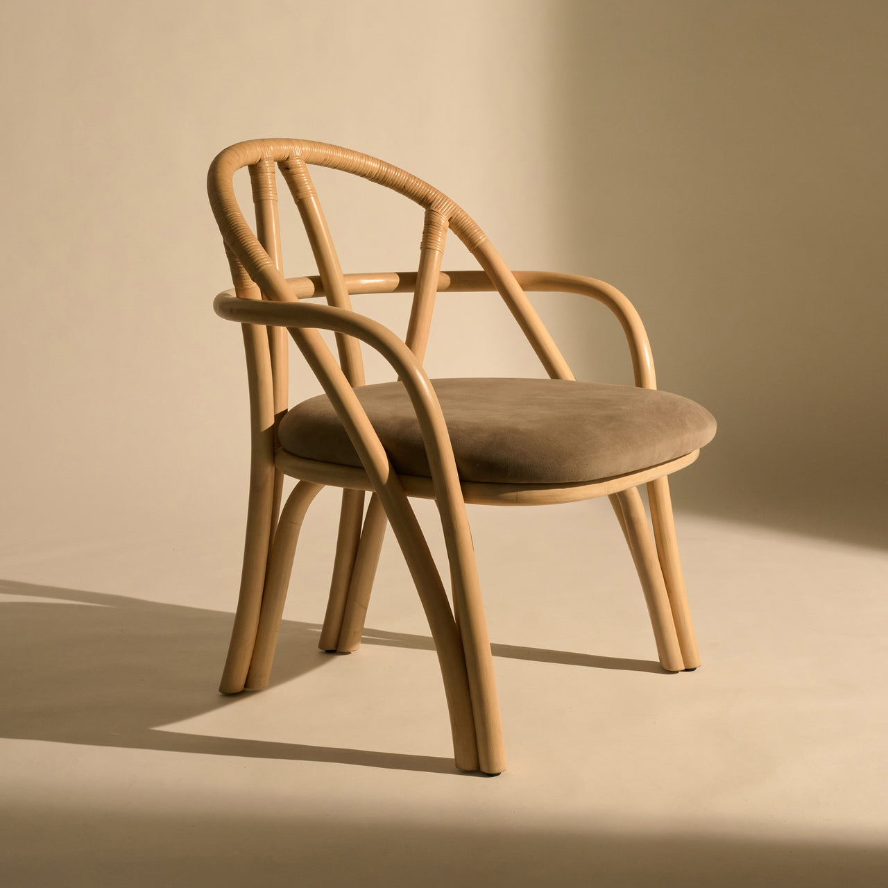 Bistra Lounge Chair: Seat Upholstered + LS