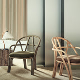 Bistra Lounge Chair: Seat Upholstered + LS