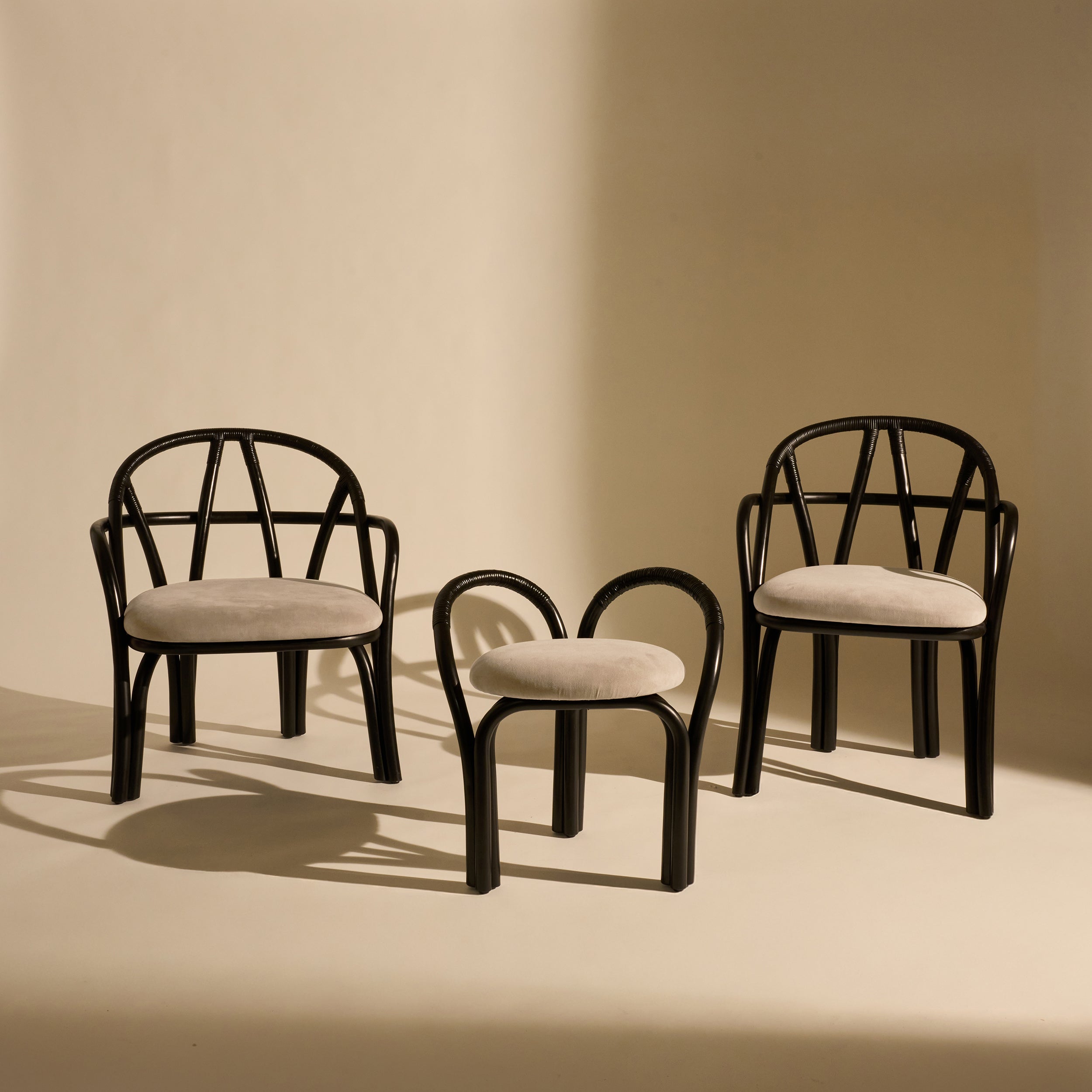 Bistra Lounge Chair: Seat Upholstered + LS
