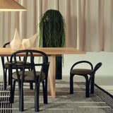 Bistra Stool: Seat Upholstered + LS