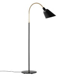 Bellevue Floor Lamp AJ7: Black + Brass