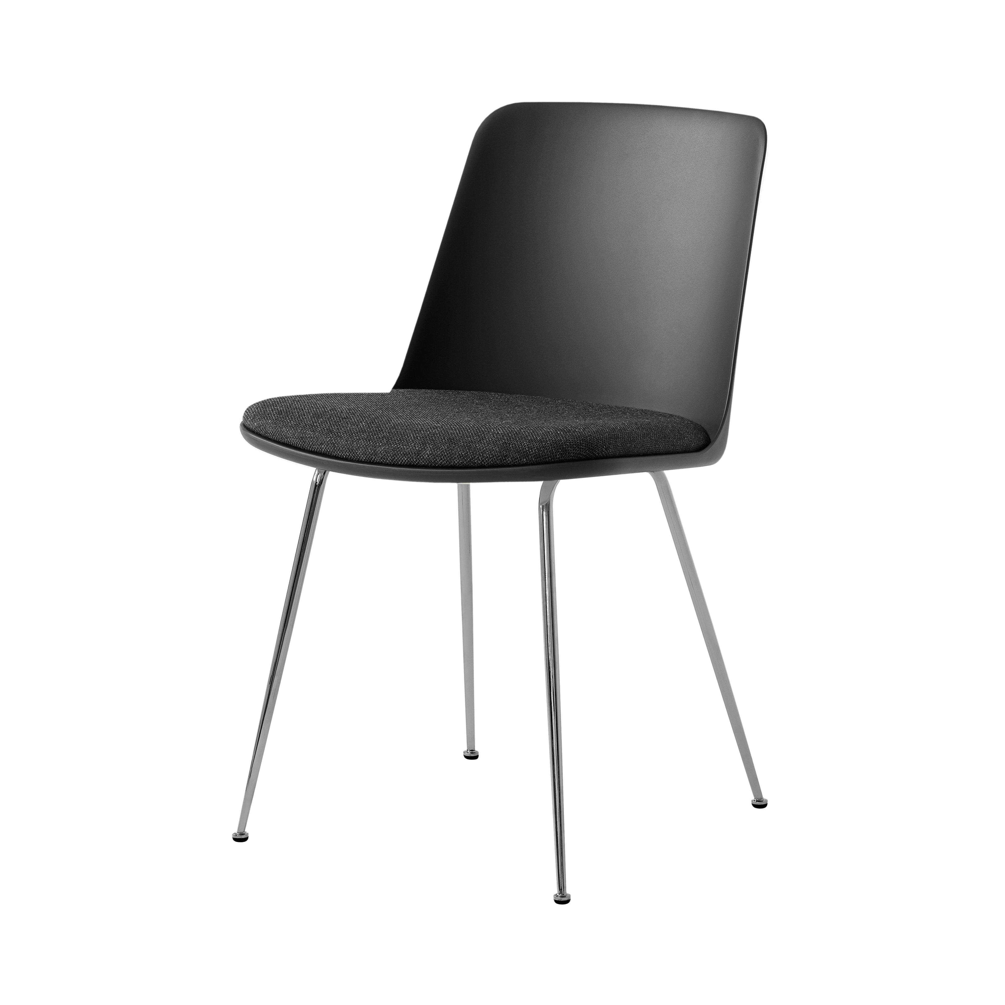 Rely Chair HW7: Chrome Base + Black