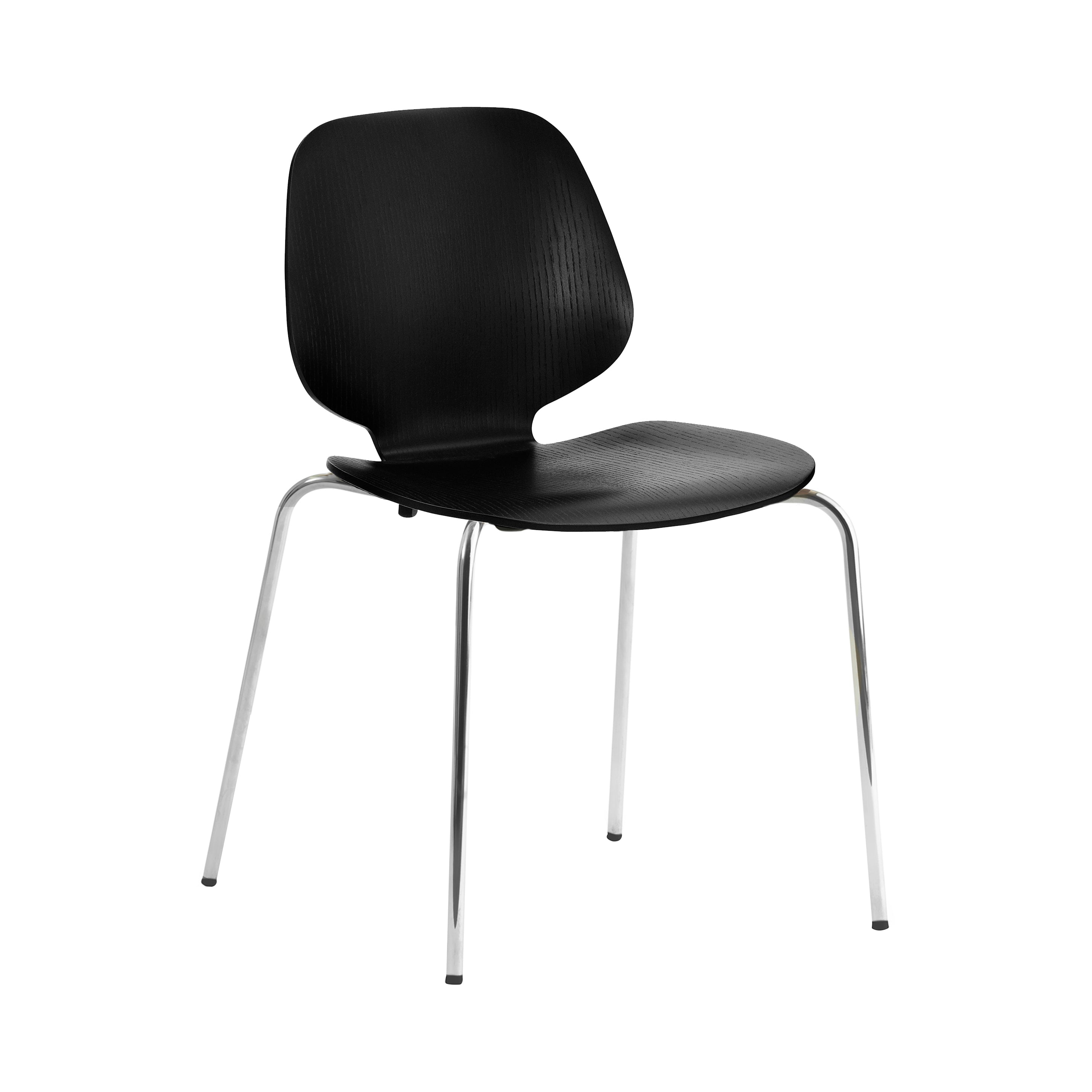 My Chair: Metal Base + Black + Chrome