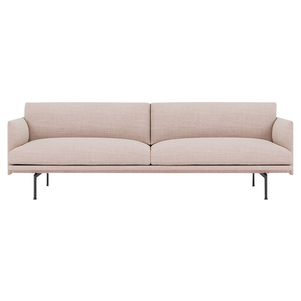 Outline 3-Seater Sofa: Black