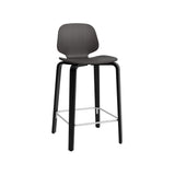 My Chair Bar + Counter Stool: Wood Base + Counter + Black