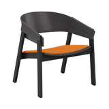 Cover Lounge Chair: Upholstered + Black