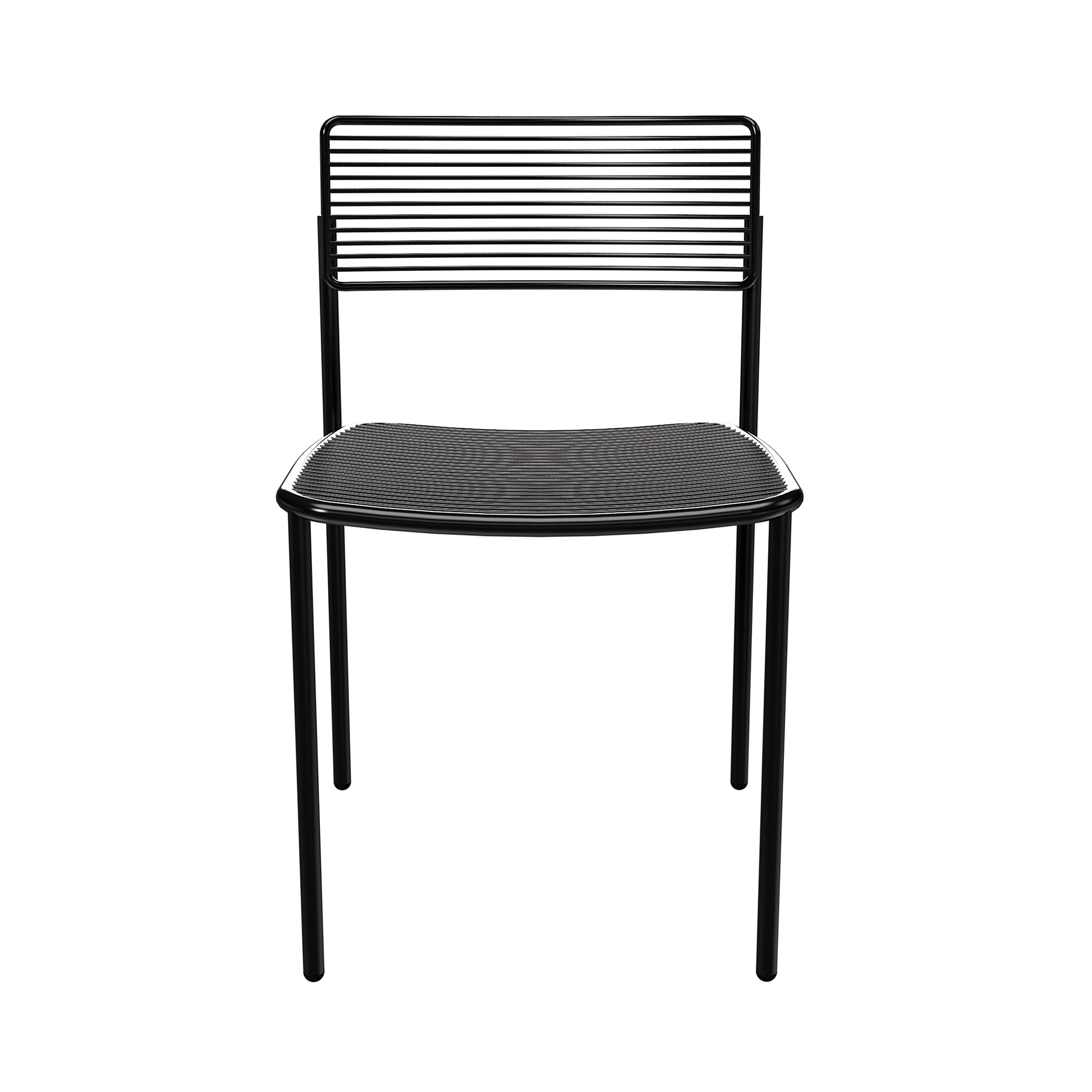 The Rachel Chair: Black + Without Seatpad