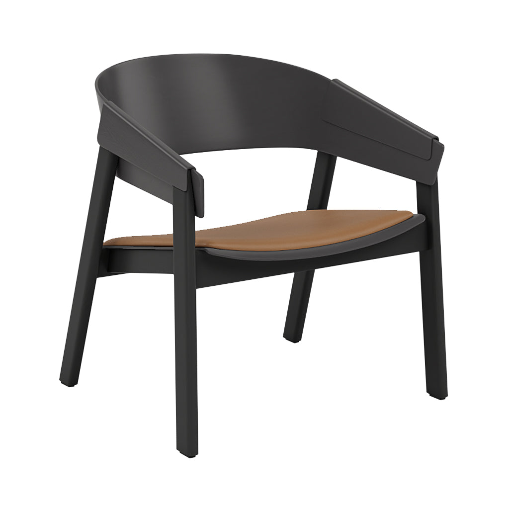 Cover Lounge Chair: Upholstered + Black