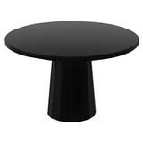 Container Round Table: Medium + Bodhi Cover + Black Stained + Black Stained