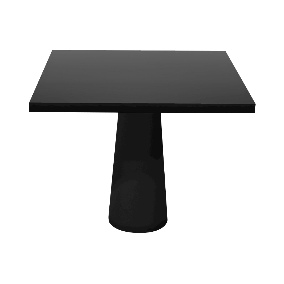 
Container Square Table: Large + Cable Feed + Black Stained + Black