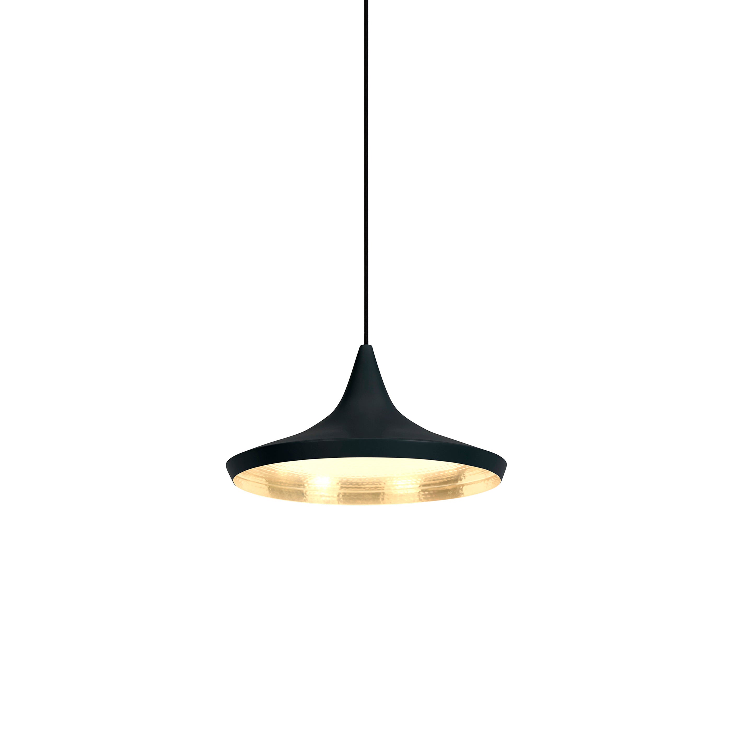 Beat Wide Pendant: Black