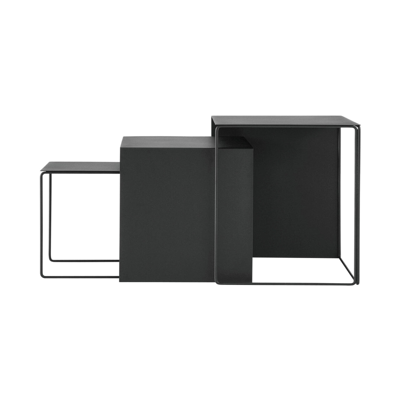 Cluster Tables: Set of 3 + Black