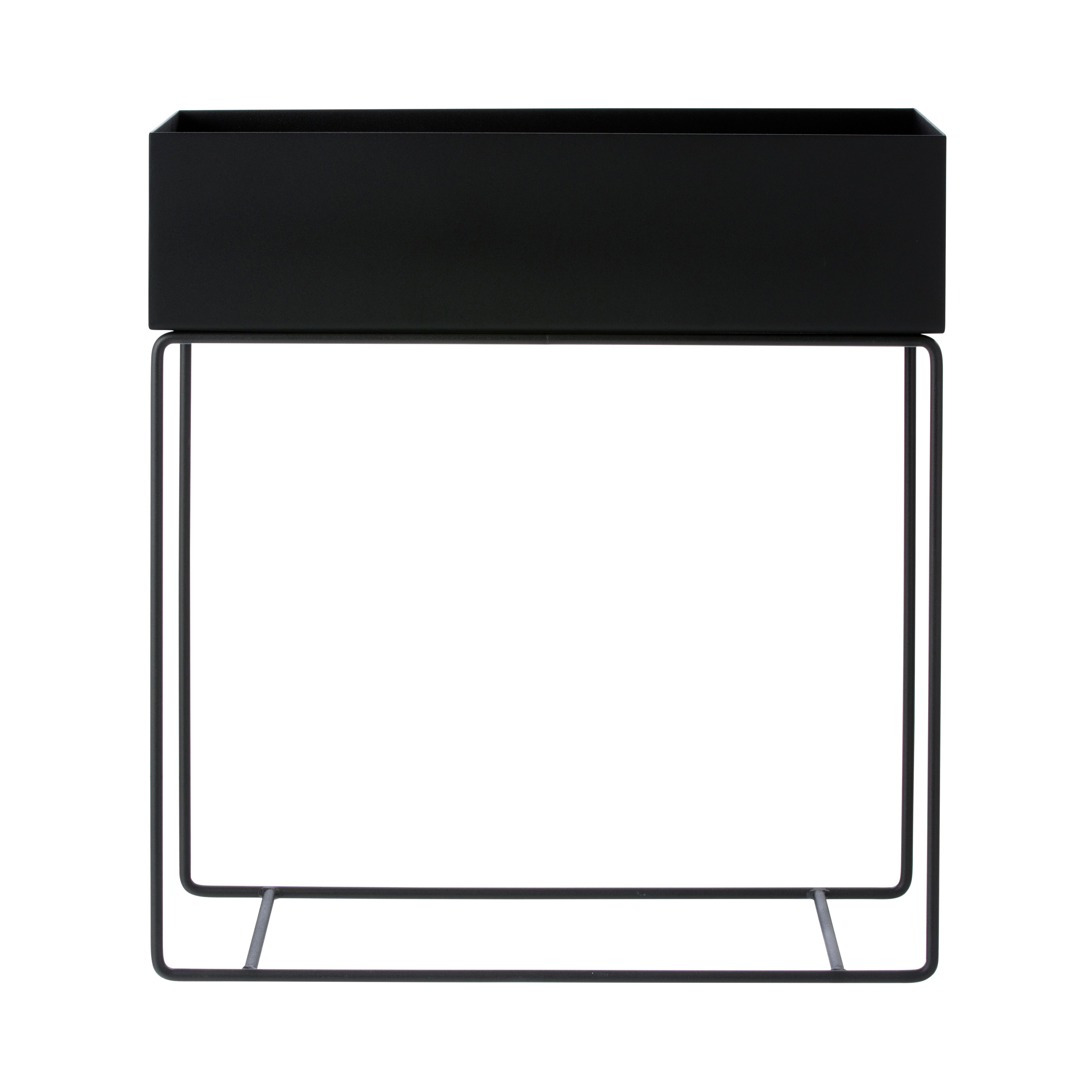 Plant Box: Rectangle + Black