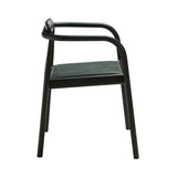 Ahm Chair: Upholstered + Black