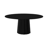Container HPL Round Table: Extra Large + Bodhi Cover + Black + Black
