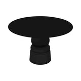 Container HPL Round Table: Medium + New Antiques + Black + Black