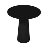 Container HPL Round Table: Extra Small + Black + Black