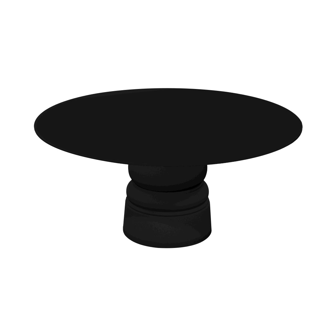Container HPL Round Table: Extra Large + New Antiques + Black + Black