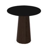 Container HPL Round Table: Extra Small + Bodhi Cover + Black + Cinnamon