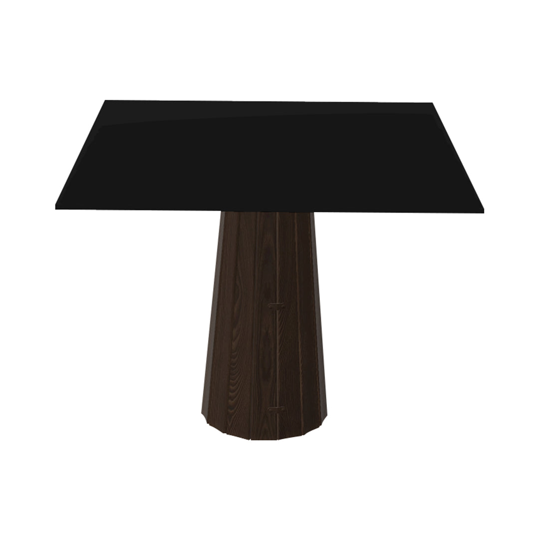 Container HPL Square Table: Large + Bodhi Cover + Black + Cinnamon