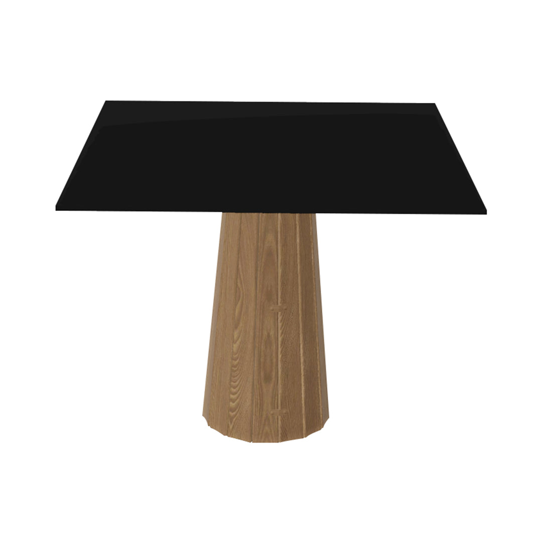 Container HPL Square Table: Large + Bodhi Cover + Black + Natural Oil