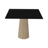 Container HPL Square Table: Large + Bodhi Cover + Black + White Wash