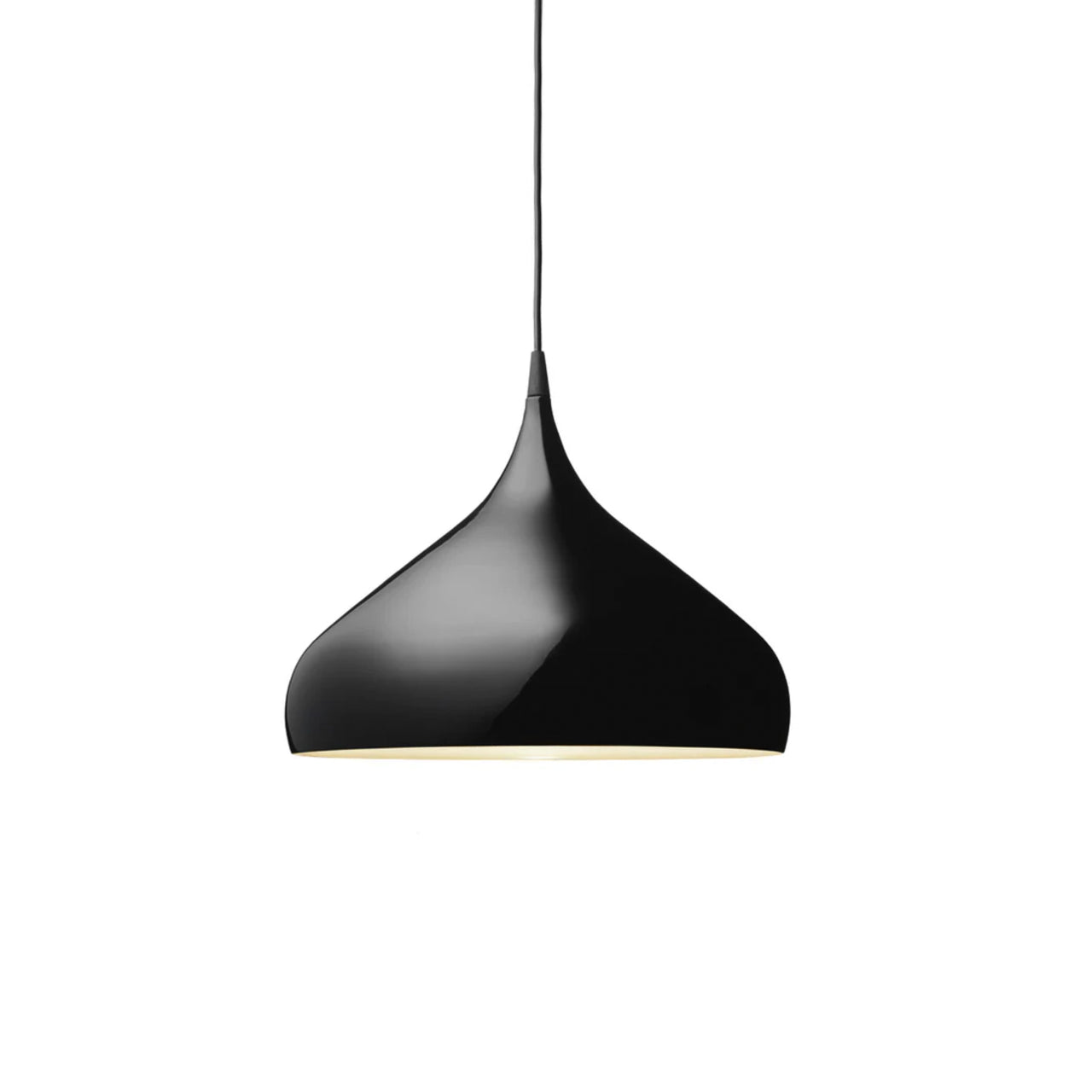 Spinning Pendant Light: BH2 + Black
