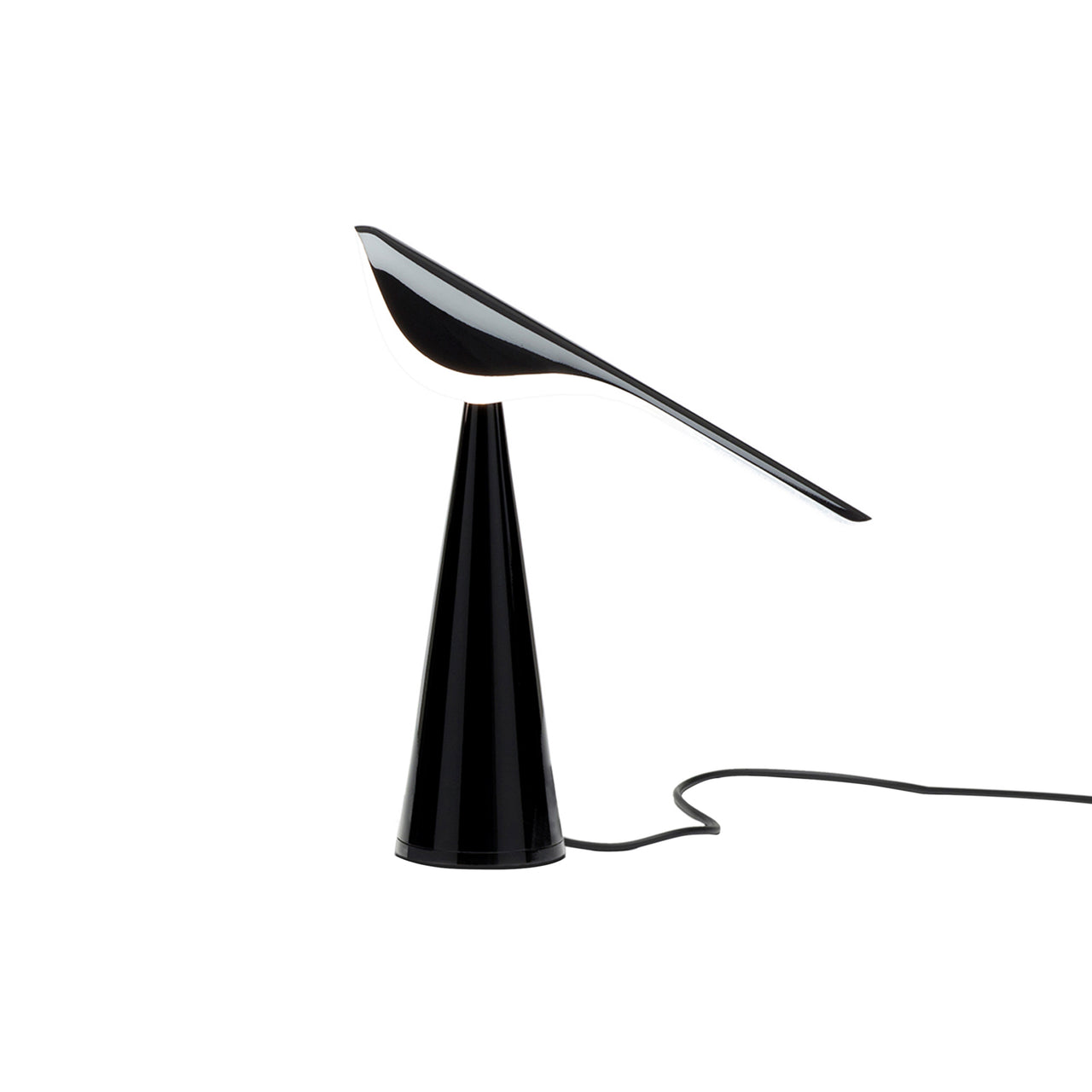 Tiki Table Lamp: Black