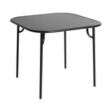 Week-End Square Dining Table: Black