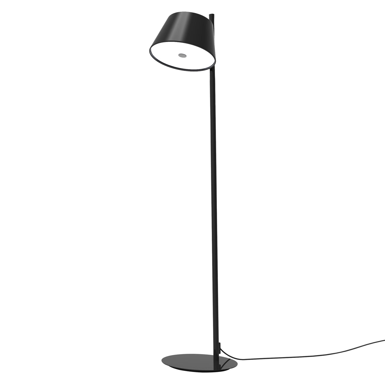 Tam Tam Floor Lamp: Single Shade + Black