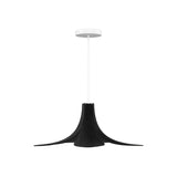 Jazz Pendant: Black Oak + White + Canopy