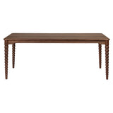 Bobbin Dining Table: American Walnut