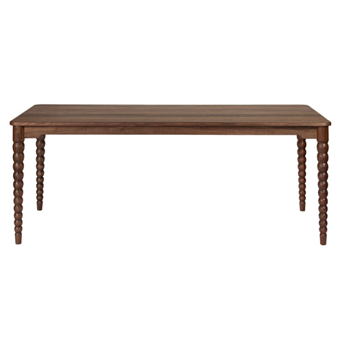 Bobbin Dining Table: American Walnut