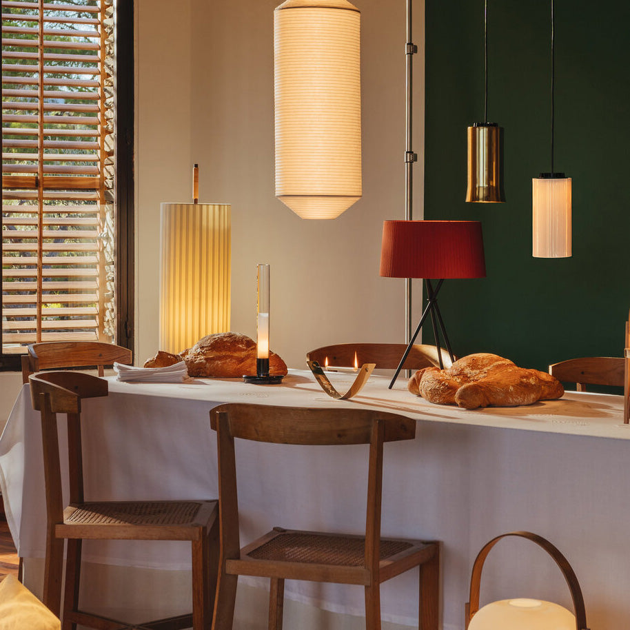 Sylvestrina Portable Table Lamp: Quick Ship