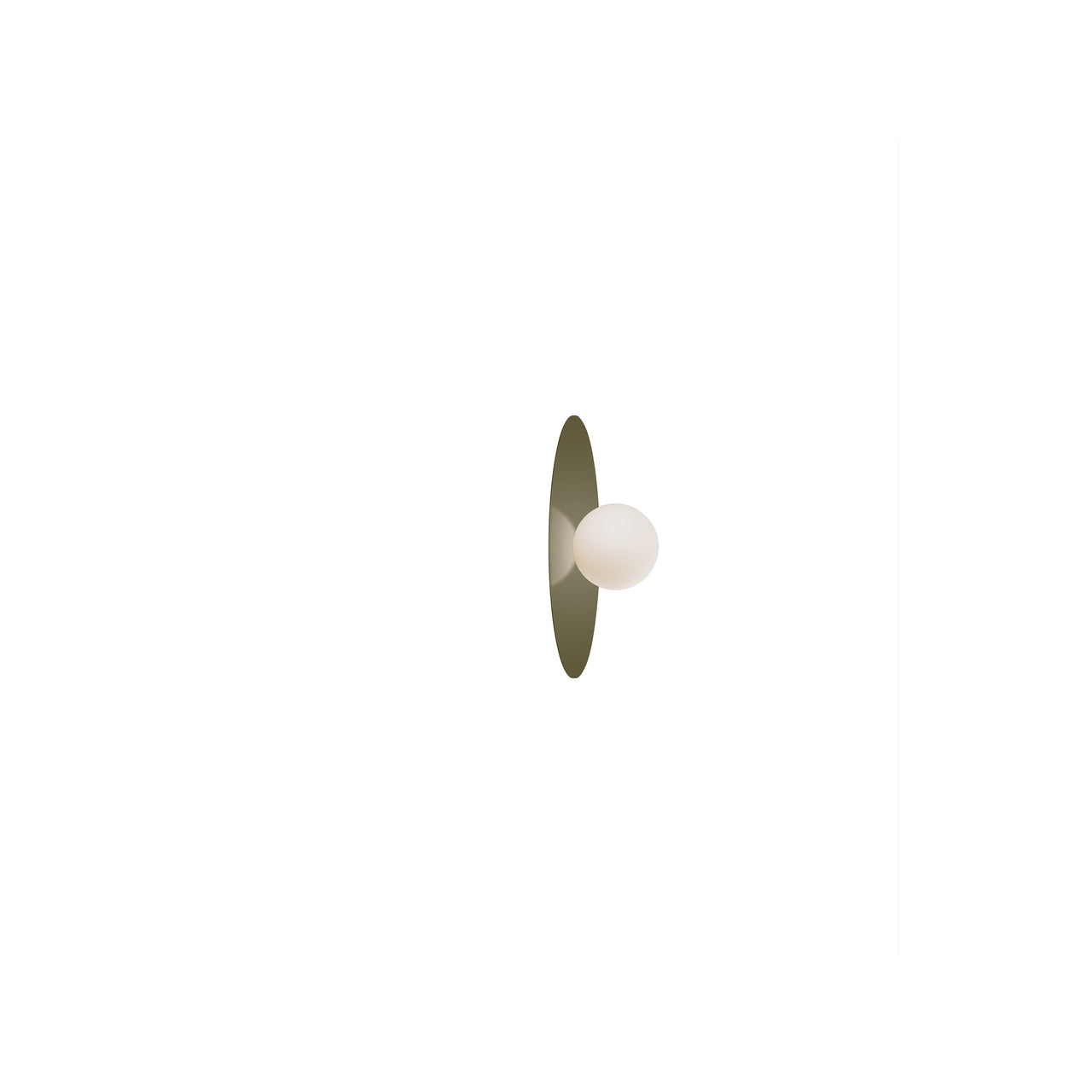 Bola Disc Flush Wall/Ceiling Light: Small - 12