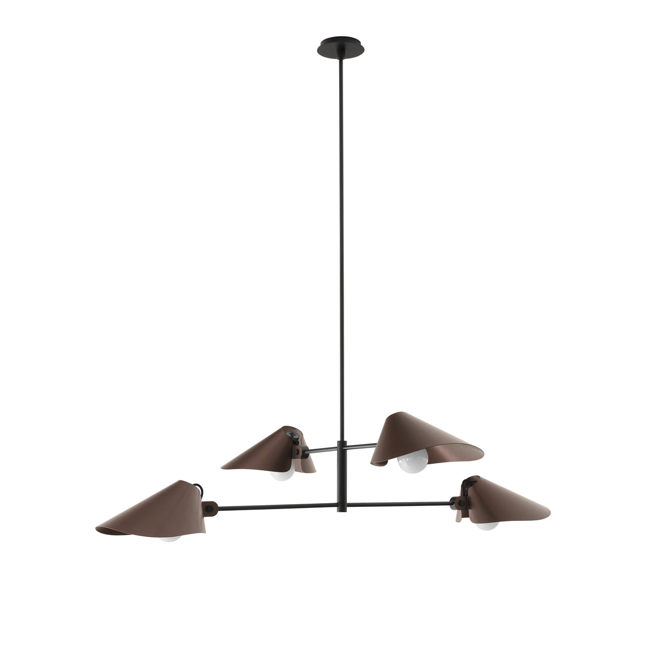 Bonnet Copenhagen SC93 Chandelier: Bronzed + Black