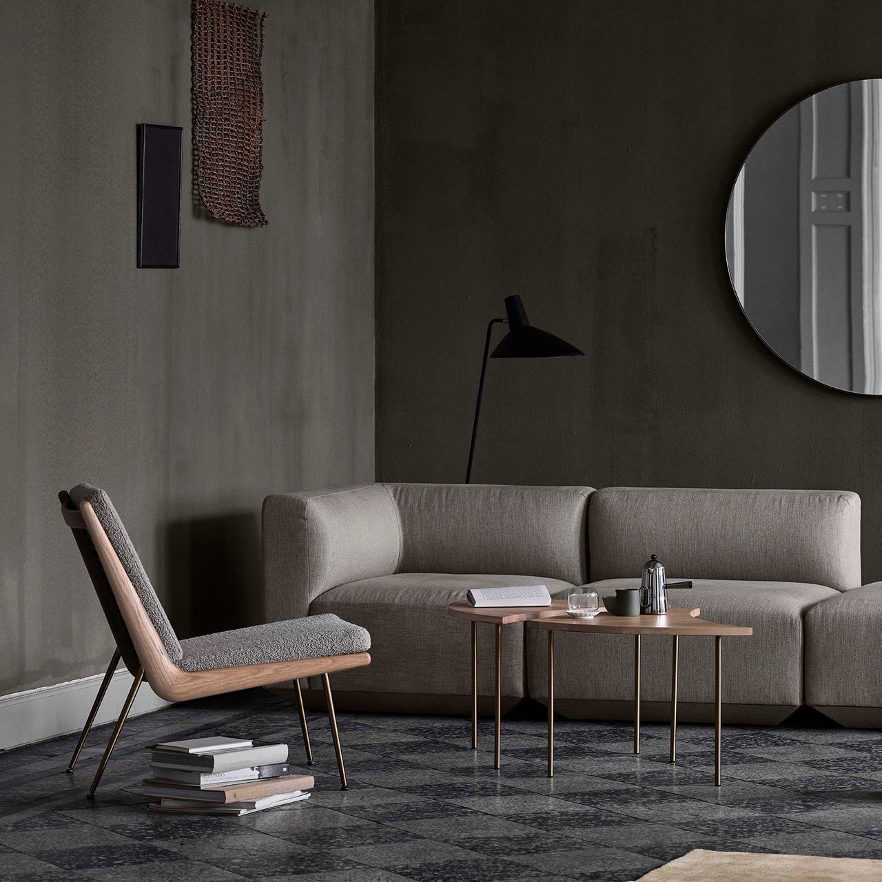 Boomerang Lounge Armchair: HM2 + LS
