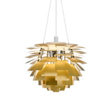 PH Artichoke Pendant: Large + Brass + White