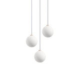 Glass 120. 03 Chandelier: Brushed Brass