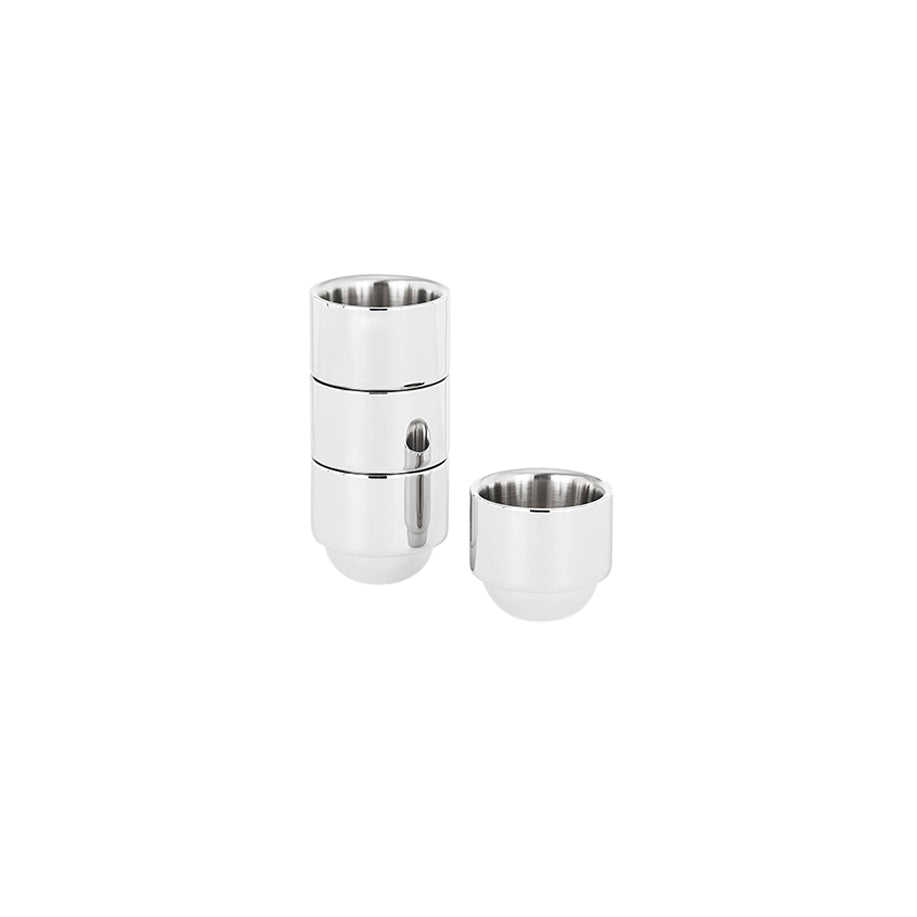 Brew Espresso Cup Set: Stainless Steel