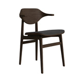 Bufala Chair: Seat Upholstered + Dark Smoked Oak
