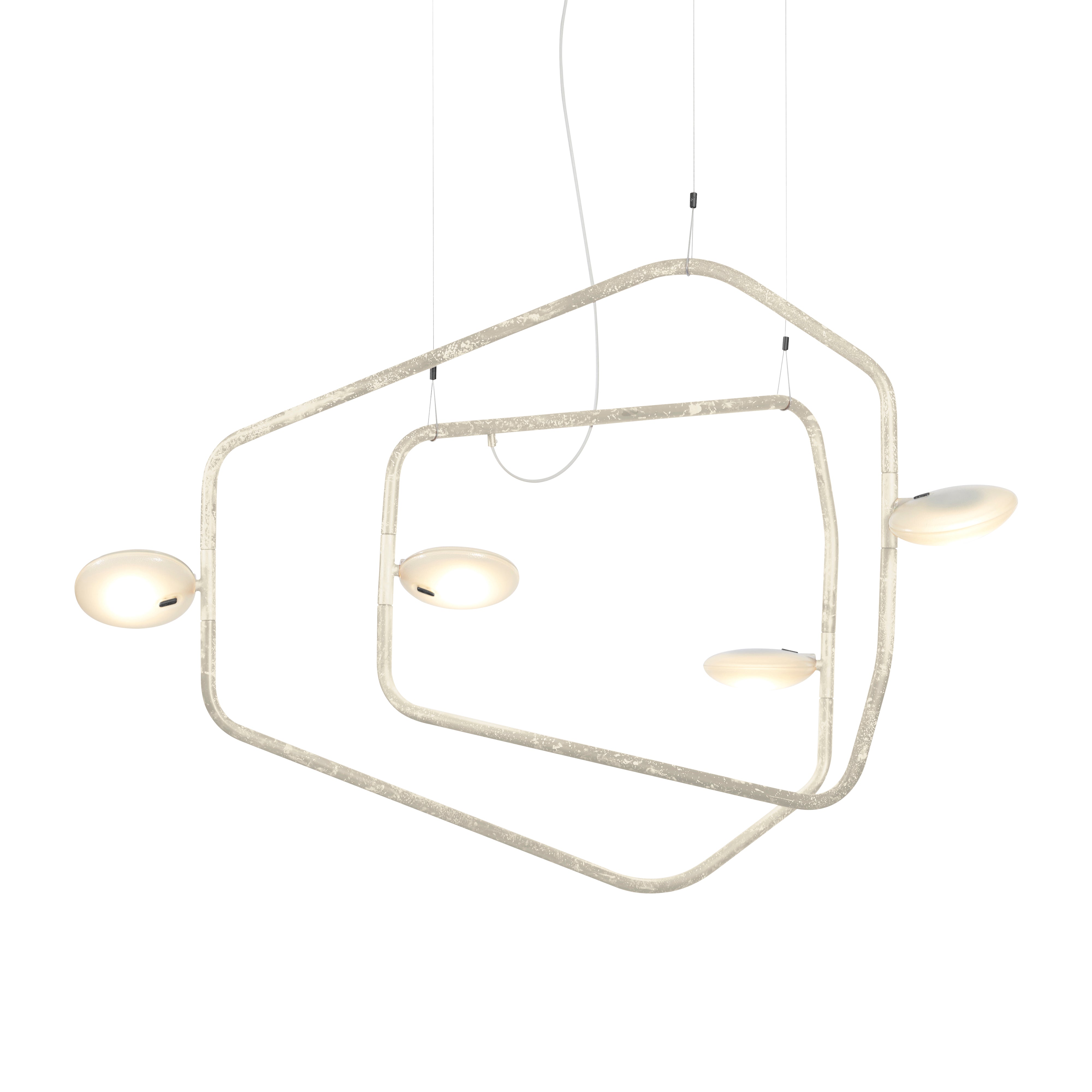 Palindrome Single Pendant: 4 Heads + Buff