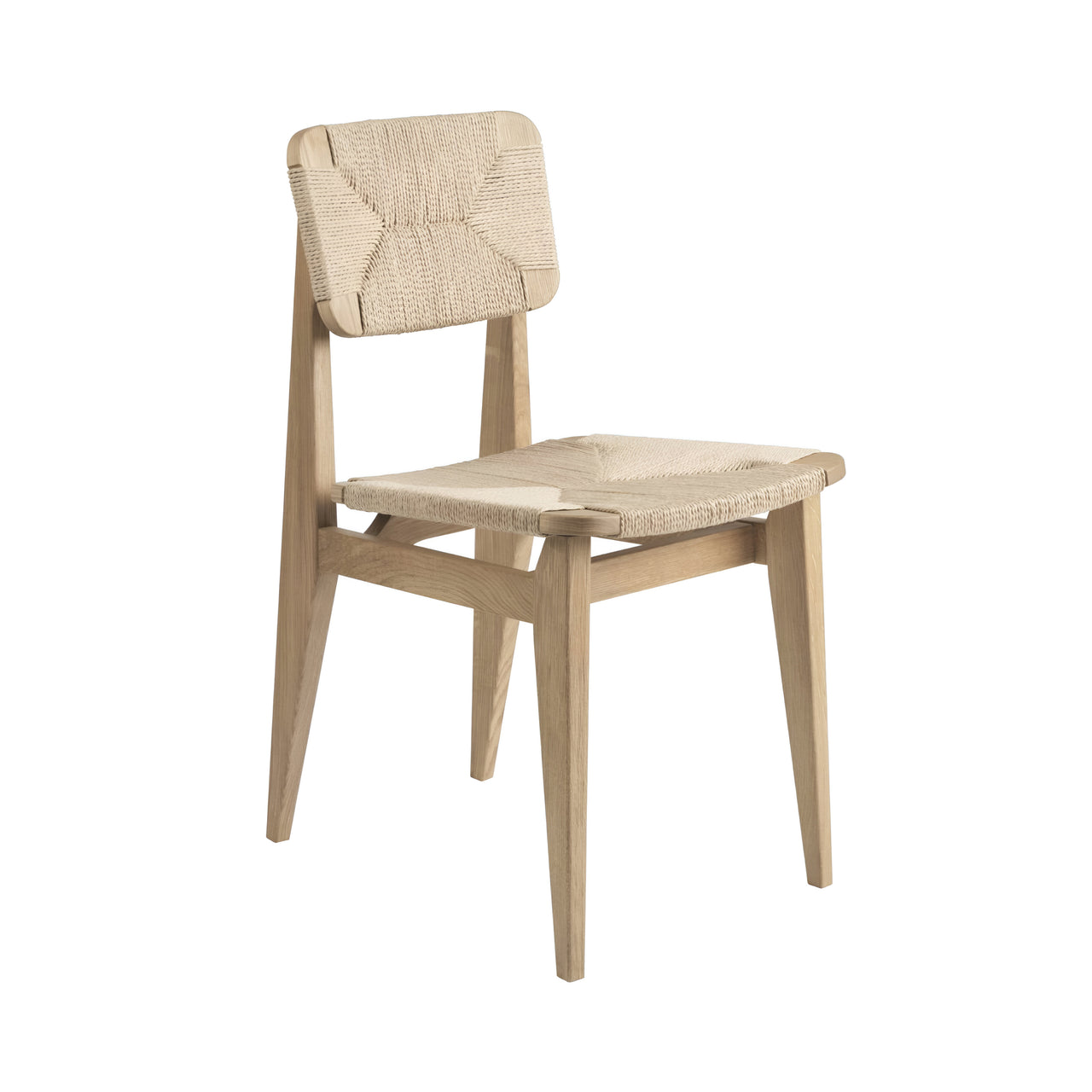 C-Chair Dining Chair: Paper Cord + Oak