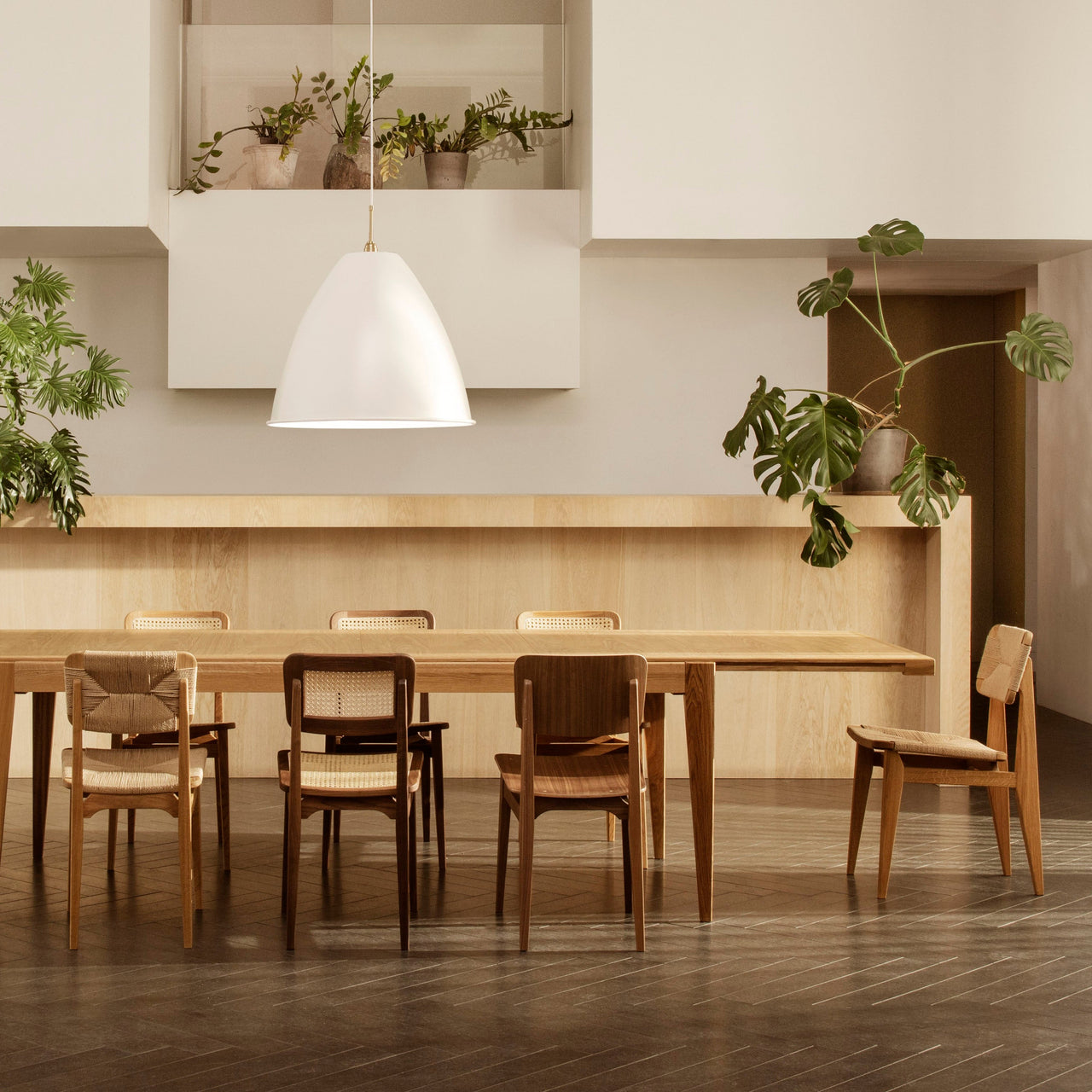 C-Chair Dining Chair: Paper Cord + LS