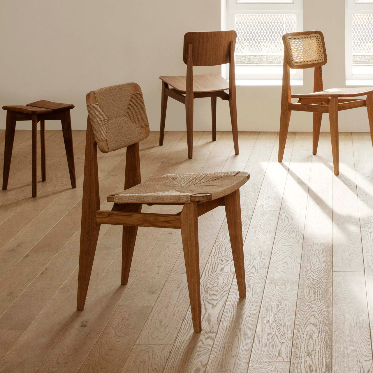 C-Chair Dining Chair: Paper Cord + LS