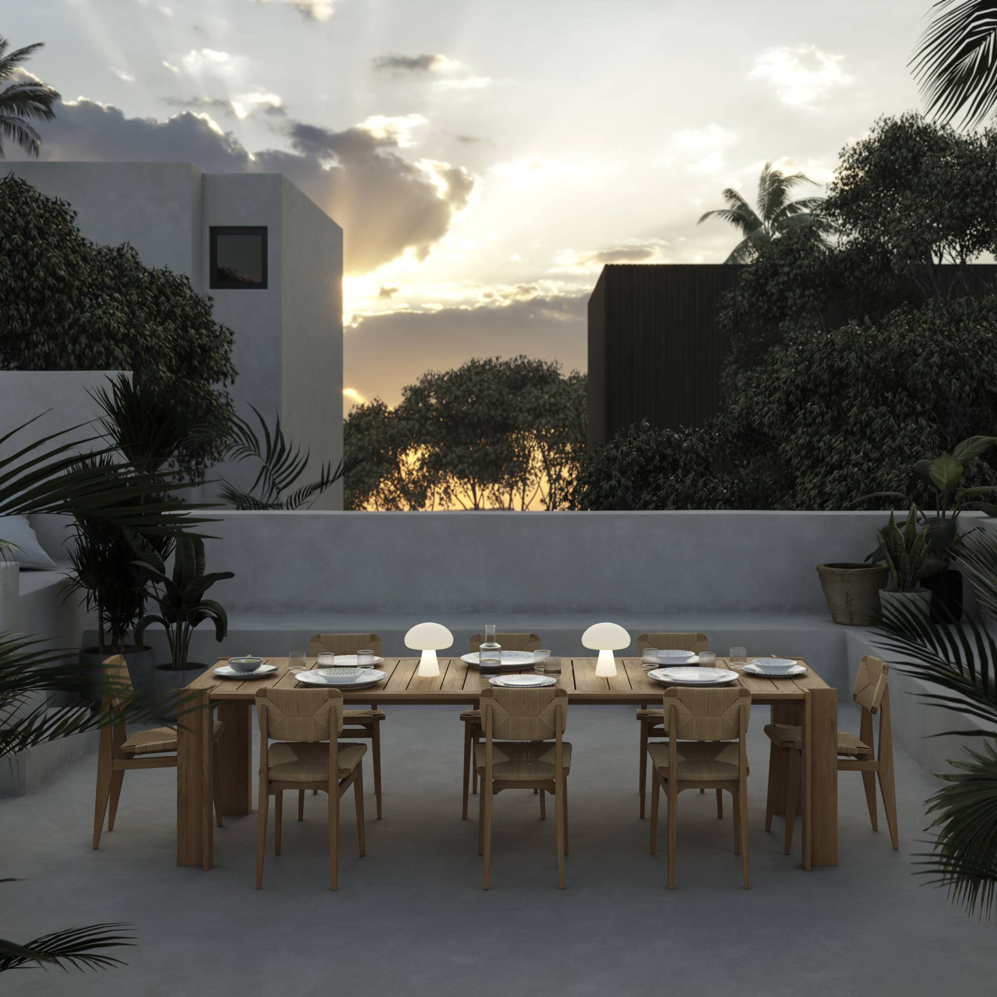 C-Dining Chair: Outdoor + LS