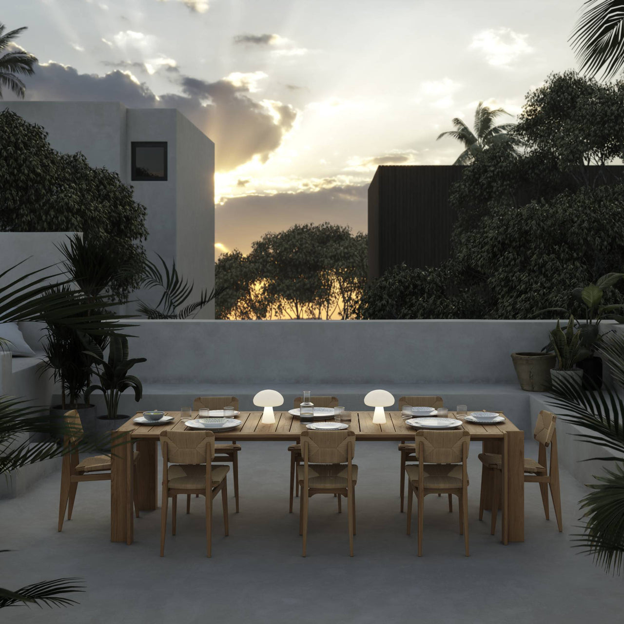 C-Dining Chair: Outdoor + LS