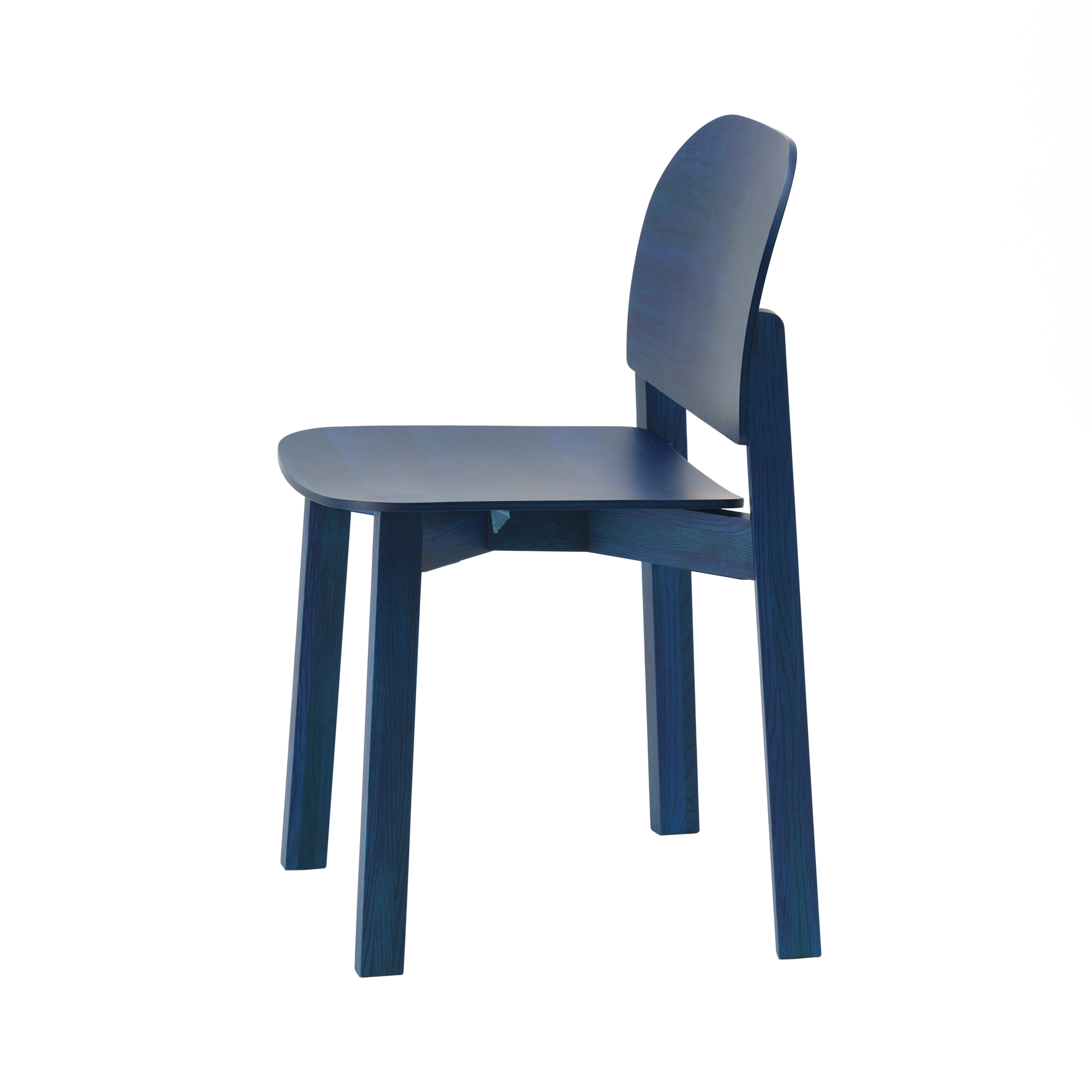 Polar Chair: Indigo Blue Oak